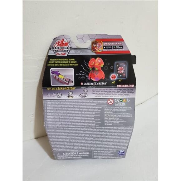 Bakugan, Baku-Clip Storage Accessory with Exclusive Fused Garganoid x Webam Baku - Picture 5 of 6